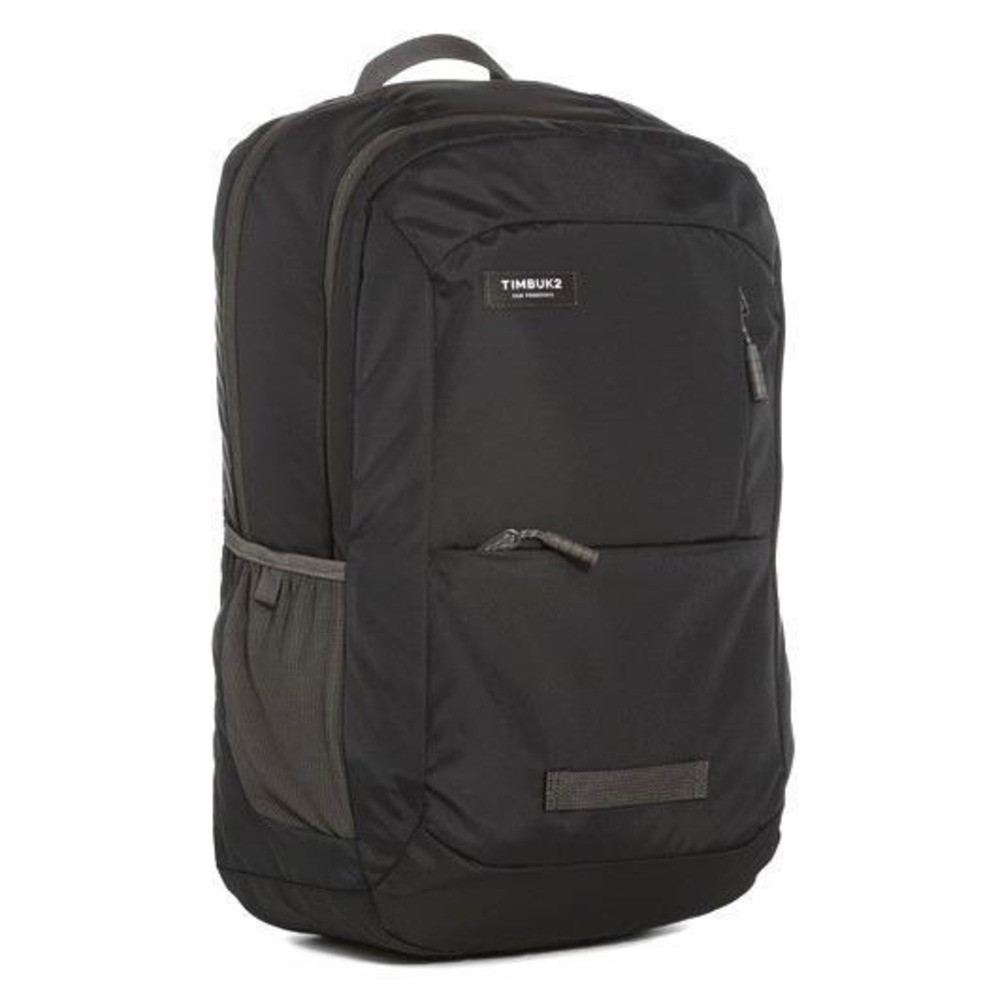 Timbuk2 Parkside 15in Laptop Backpack Black Nylon Padded Water Bottle Pocket 20L
